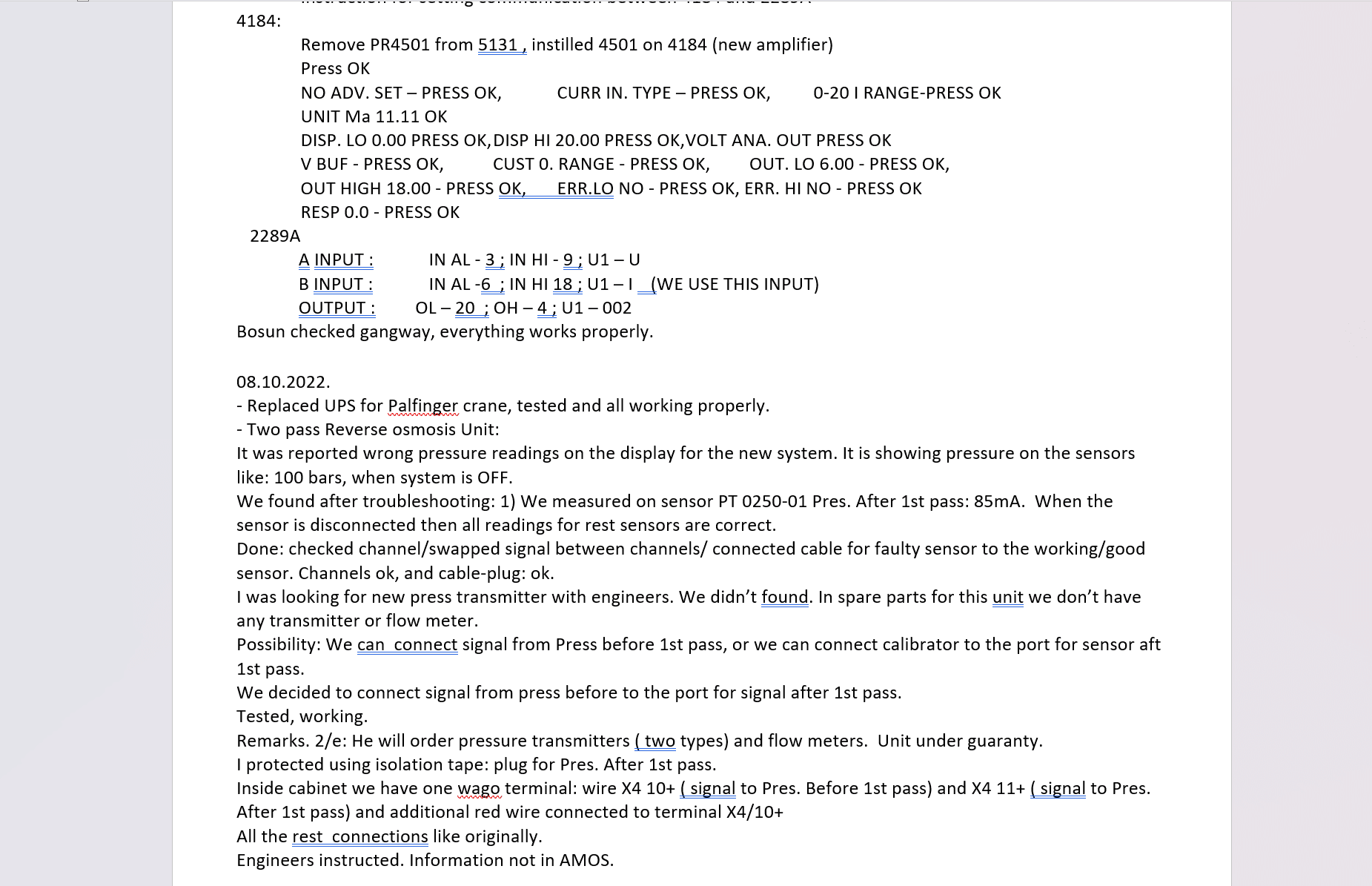 Messy Word document example